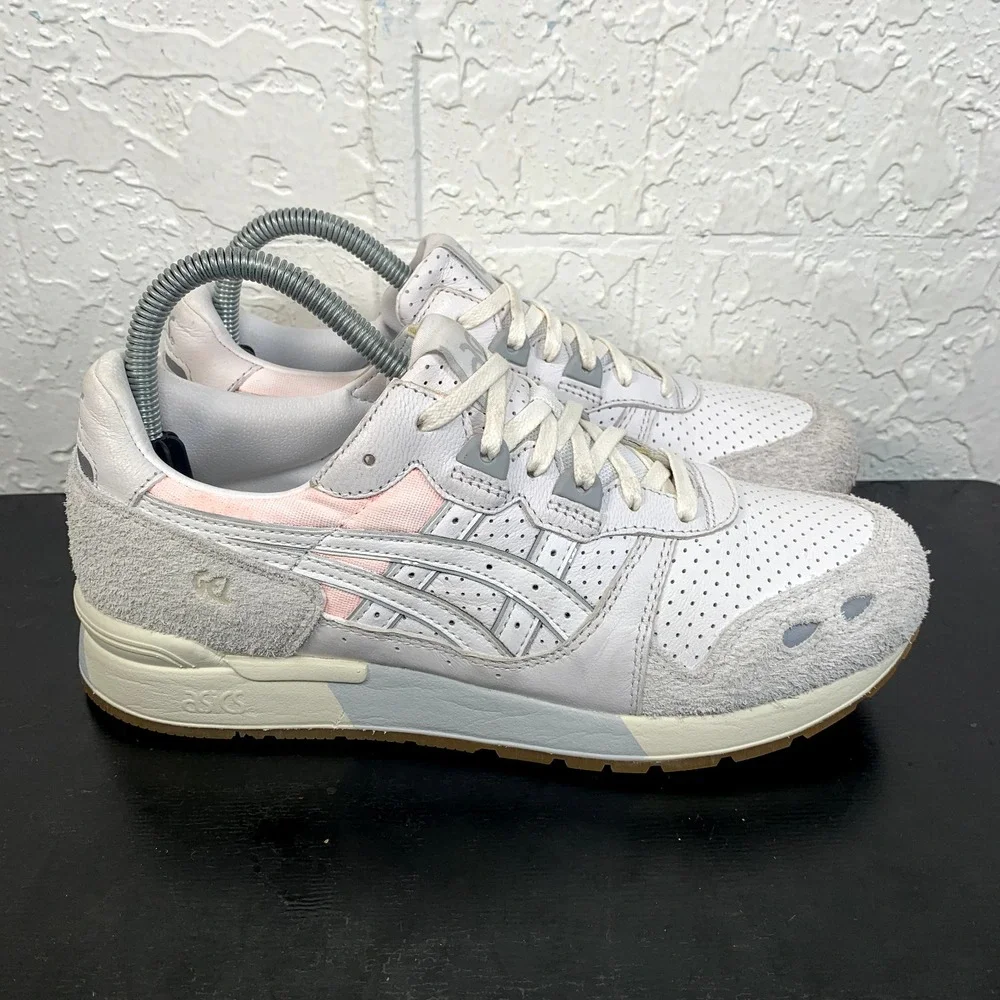 Asics Shoes Mens Size 7.5 Gel Lyte Shoes Beige Pink Athletic Sneakers
